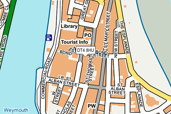 DT4 8HU map - OS OpenMap – Local (Ordnance Survey)