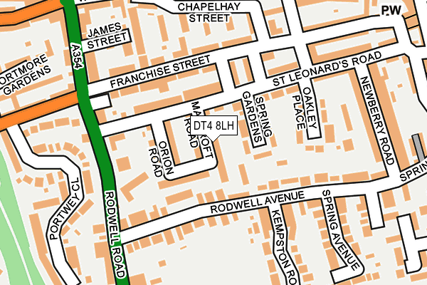 DT4 8LH map - OS OpenMap – Local (Ordnance Survey)