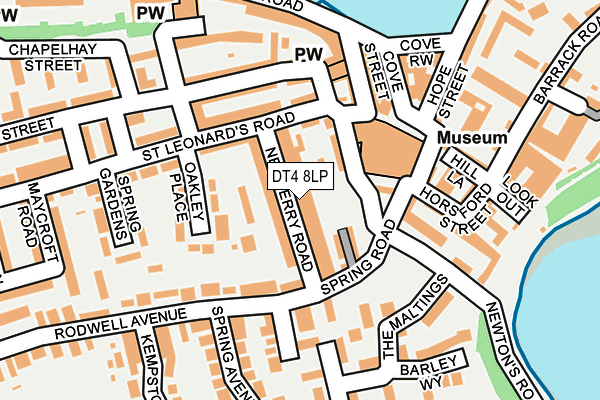 DT4 8LP map - OS OpenMap – Local (Ordnance Survey)