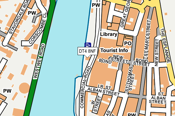 DT4 8NF map - OS OpenMap – Local (Ordnance Survey)