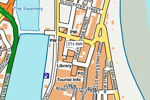 DT4 8NN map - OS OpenMap – Local (Ordnance Survey)