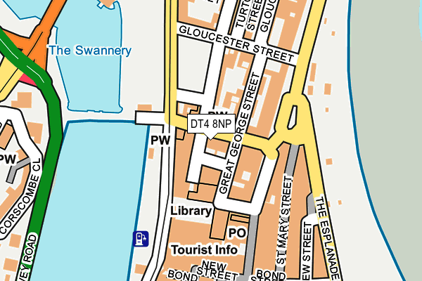 DT4 8NP map - OS OpenMap – Local (Ordnance Survey)