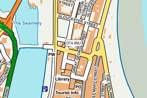 DT4 8NU map - OS OpenMap – Local (Ordnance Survey)