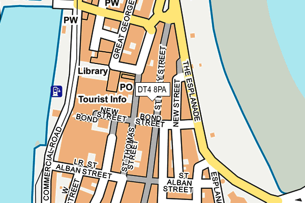 DT4 8PA map - OS OpenMap – Local (Ordnance Survey)