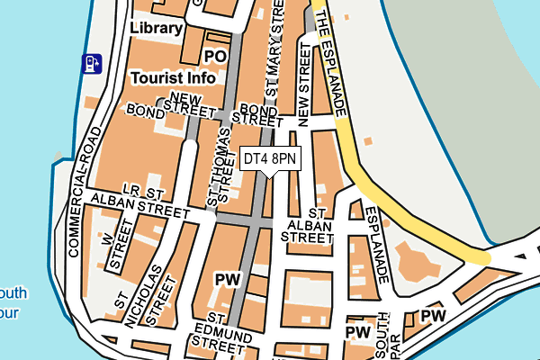 DT4 8PN map - OS OpenMap – Local (Ordnance Survey)