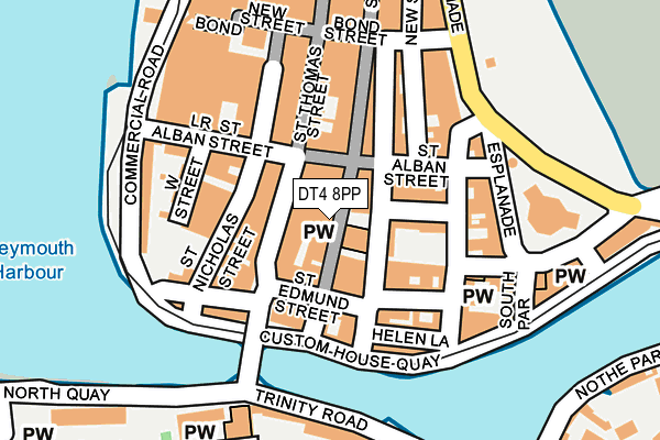 DT4 8PP map - OS OpenMap – Local (Ordnance Survey)