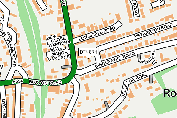 DT4 8RH map - OS OpenMap – Local (Ordnance Survey)