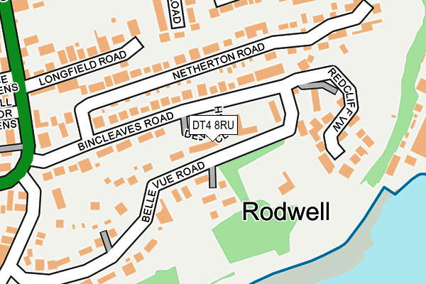 DT4 8RU map - OS OpenMap – Local (Ordnance Survey)