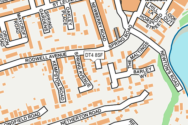 DT4 8SF map - OS OpenMap – Local (Ordnance Survey)