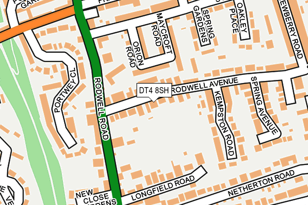 DT4 8SH map - OS OpenMap – Local (Ordnance Survey)