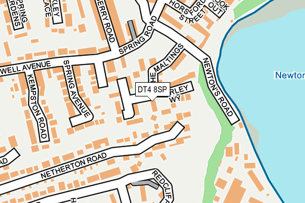 DT4 8SP map - OS OpenMap – Local (Ordnance Survey)