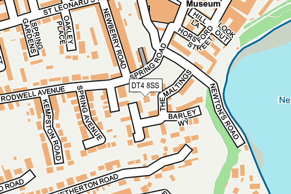 DT4 8SS map - OS OpenMap – Local (Ordnance Survey)