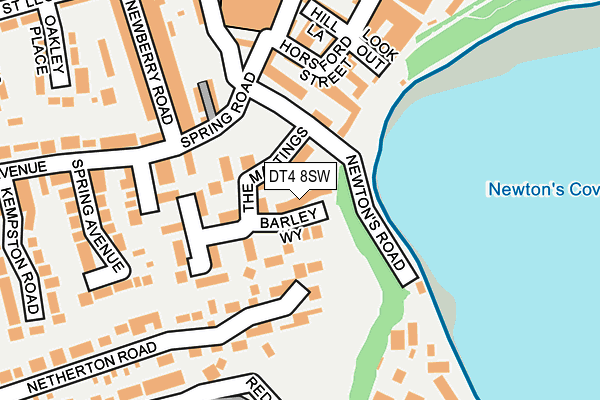 DT4 8SW map - OS OpenMap – Local (Ordnance Survey)