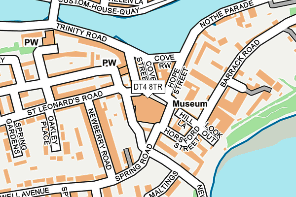 DT4 8TR map - OS OpenMap – Local (Ordnance Survey)