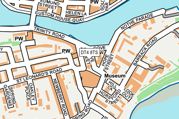 DT4 8TS map - OS OpenMap – Local (Ordnance Survey)