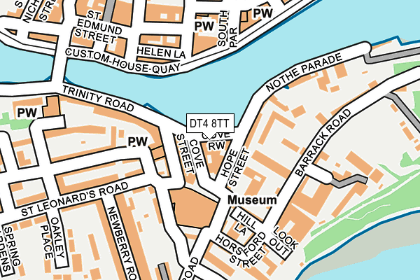 DT4 8TT map - OS OpenMap – Local (Ordnance Survey)