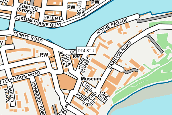 DT4 8TU map - OS OpenMap – Local (Ordnance Survey)