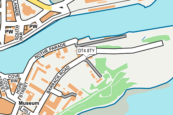 DT4 8TY map - OS OpenMap – Local (Ordnance Survey)