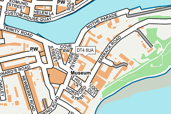 DT4 8UA map - OS OpenMap – Local (Ordnance Survey)