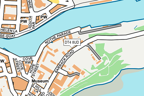 DT4 8UD map - OS OpenMap – Local (Ordnance Survey)
