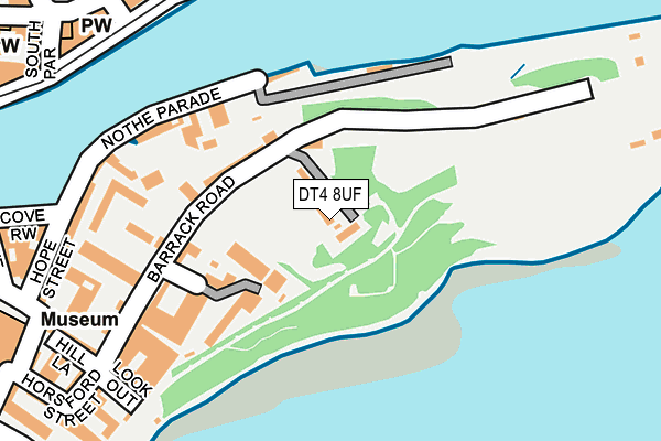 DT4 8UF map - OS OpenMap – Local (Ordnance Survey)