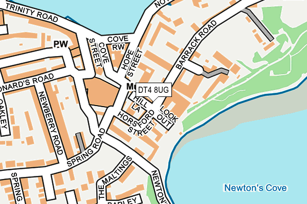 DT4 8UG map - OS OpenMap – Local (Ordnance Survey)