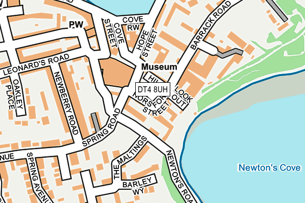 DT4 8UH map - OS OpenMap – Local (Ordnance Survey)