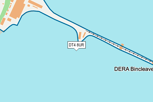 DT4 8UR map - OS OpenMap – Local (Ordnance Survey)
