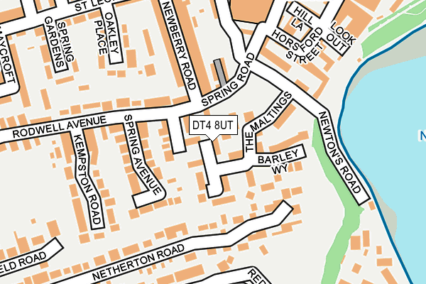 DT4 8UT map - OS OpenMap – Local (Ordnance Survey)