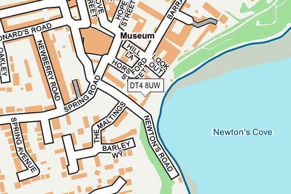 DT4 8UW map - OS OpenMap – Local (Ordnance Survey)