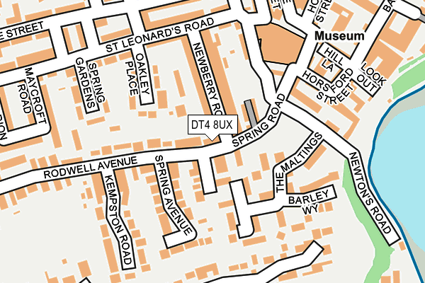 DT4 8UX map - OS OpenMap – Local (Ordnance Survey)