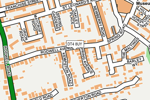 DT4 8UY map - OS OpenMap – Local (Ordnance Survey)