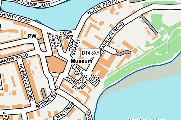 DT4 8XF map - OS OpenMap – Local (Ordnance Survey)