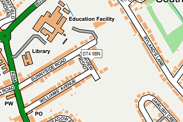 DT4 9BN map - OS OpenMap – Local (Ordnance Survey)