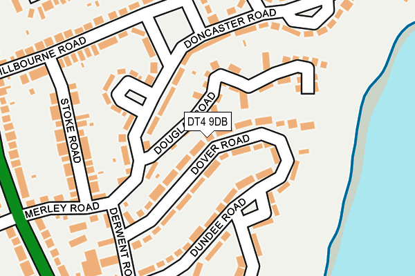 DT4 9DB map - OS OpenMap – Local (Ordnance Survey)