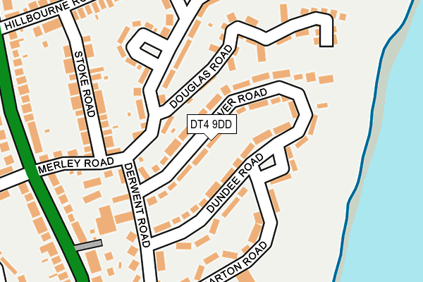 DT4 9DD map - OS OpenMap – Local (Ordnance Survey)