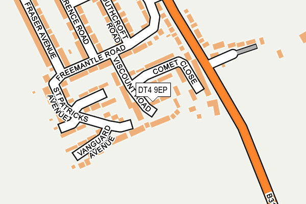 DT4 9EP map - OS OpenMap – Local (Ordnance Survey)