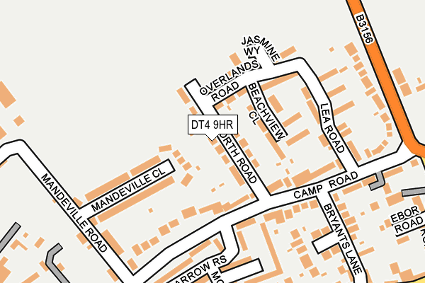 DT4 9HR map - OS OpenMap – Local (Ordnance Survey)