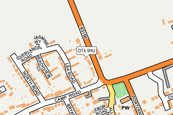 DT4 9HU map - OS OpenMap – Local (Ordnance Survey)