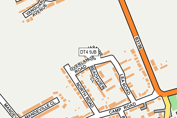 DT4 9JB map - OS OpenMap – Local (Ordnance Survey)