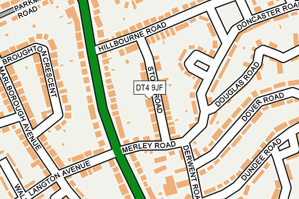 DT4 9JF map - OS OpenMap – Local (Ordnance Survey)
