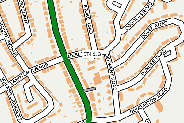 DT4 9JG map - OS OpenMap – Local (Ordnance Survey)