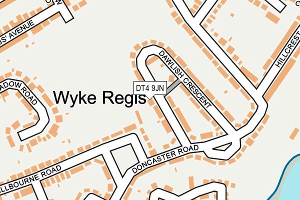 DT4 9JN map - OS OpenMap – Local (Ordnance Survey)