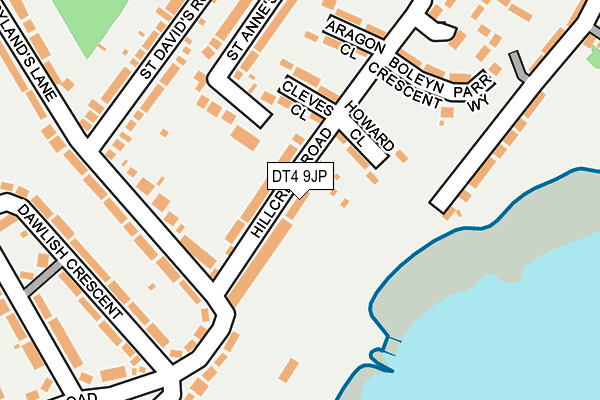 DT4 9JP map - OS OpenMap – Local (Ordnance Survey)