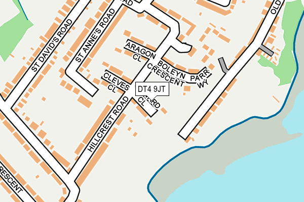 DT4 9JT map - OS OpenMap – Local (Ordnance Survey)