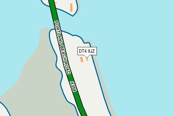 DT4 9JZ map - OS OpenMap – Local (Ordnance Survey)