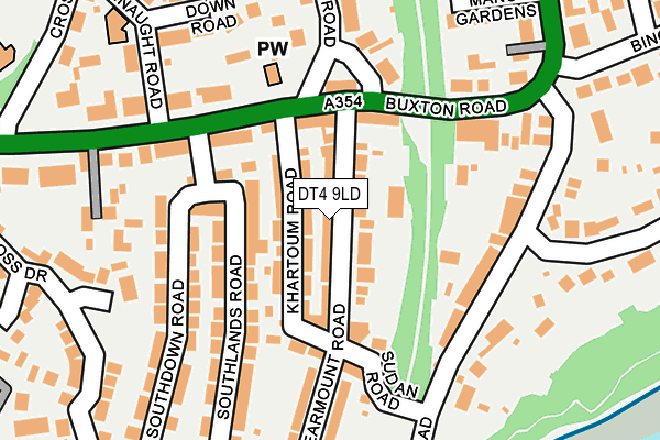 DT4 9LD map - OS OpenMap – Local (Ordnance Survey)