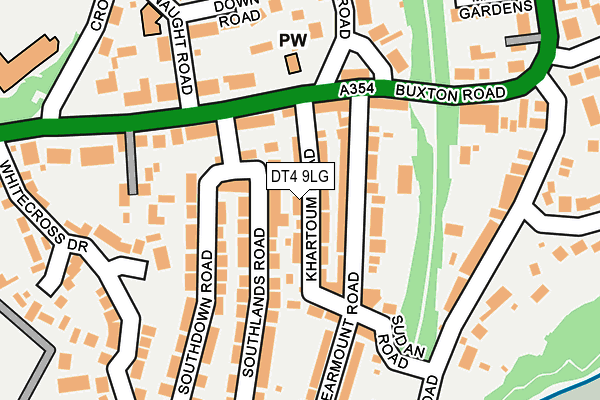 DT4 9LG map - OS OpenMap – Local (Ordnance Survey)