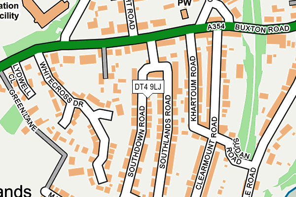 DT4 9LJ map - OS OpenMap – Local (Ordnance Survey)