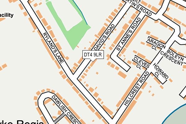 DT4 9LR map - OS OpenMap – Local (Ordnance Survey)